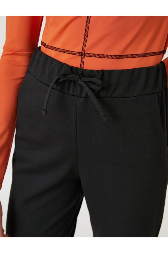 Beli Lastikli Jogger Eşofman Altı - 6