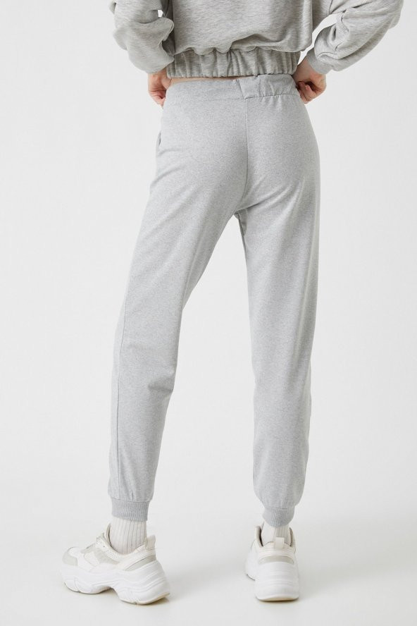 Beli Lastikli Jogger Eşofman Altı - 12
