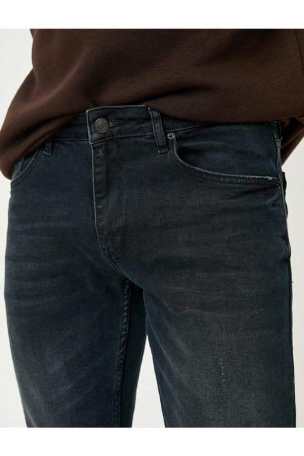 Slim Fit Kot Pantolon - Brad Jean - 5