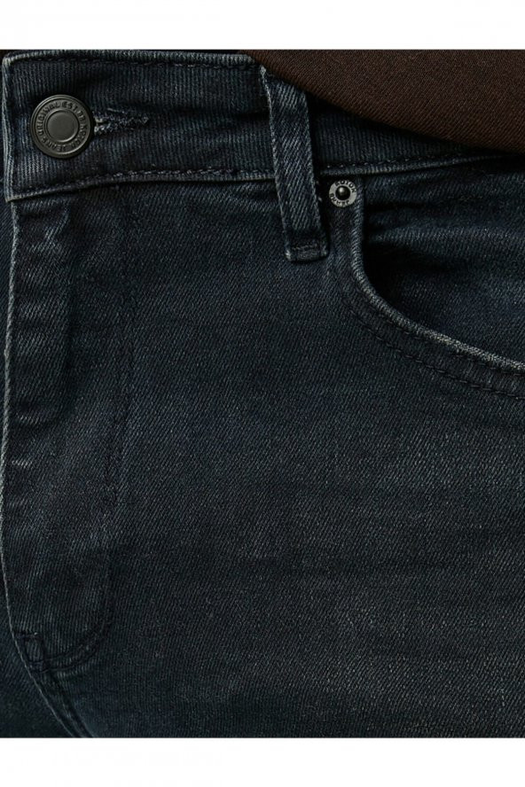 Slim Fit Kot Pantolon - Brad Jean - 6