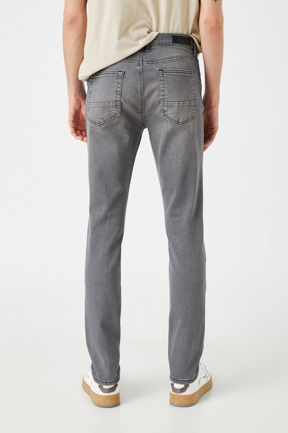 Erkek Gri Pantolon 1YAM43017LD - 4