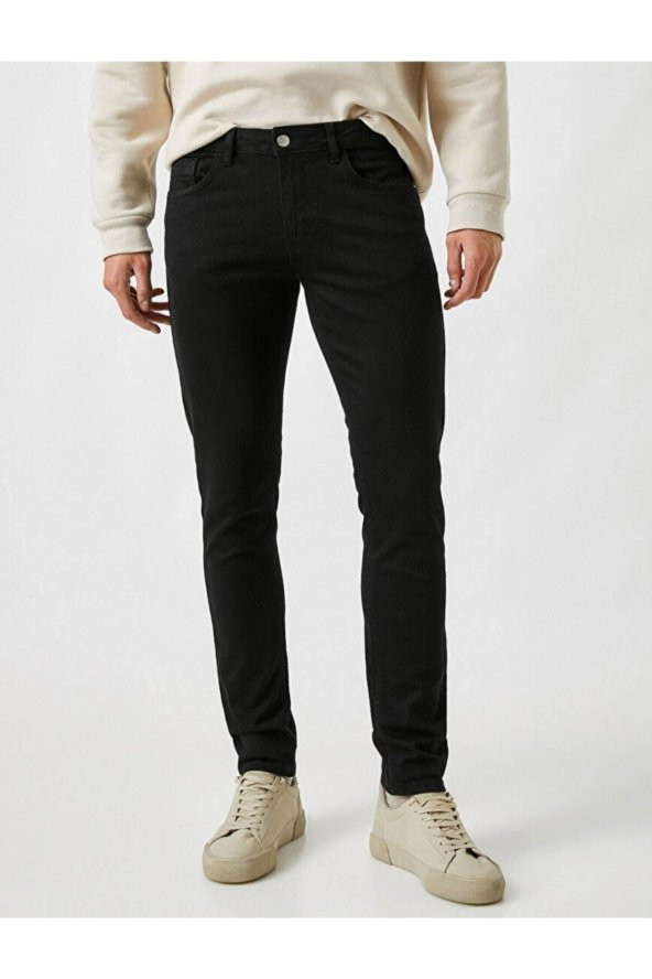 Erkek Jean Pantolon Siyah 2kam43323ld - 3