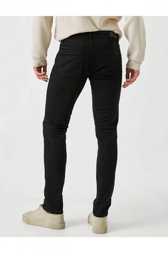 Erkek Jean Pantolon Siyah 2kam43323ld - 4