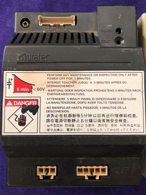 Muratec 008-N35530-40 Tekstil Makinesi İnverter (Arızalı) - Resim 5