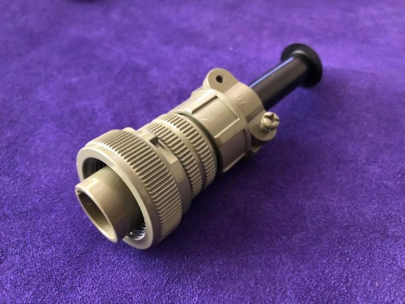 MS3057-6A 4 Pin Askeri Konnektör