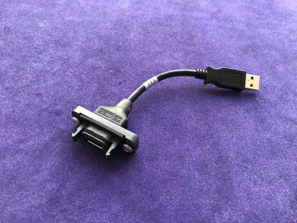 SAMTEC RPCU-G-00.12-AMS-AM AccliMate IP68 USB Erkek Dişi Kablo