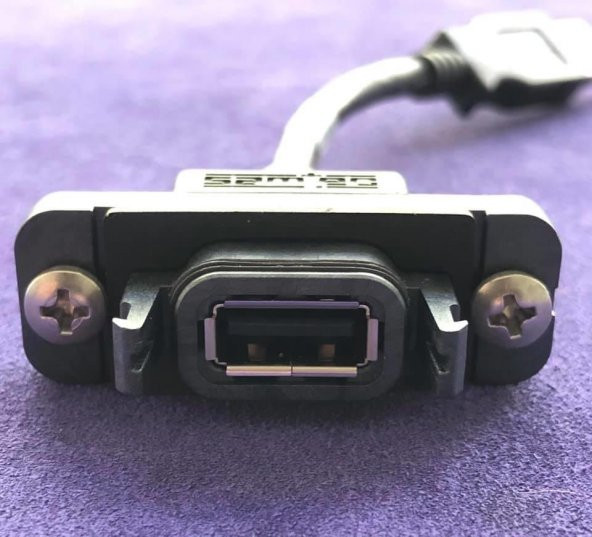 SAMTEC RPCU-G-00.12-AMS-AM AccliMate IP68 USB Erkek Dişi Kablo - Resim 2