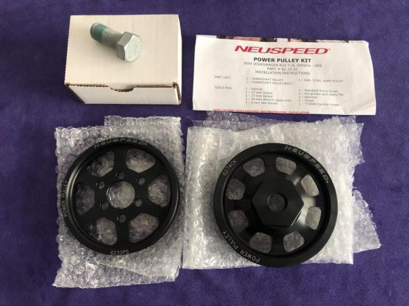 NEUSPEED Power Pulley Kit 62.10.32 2004 Volkswagen Golf R32 Uyumlu Güç Kasnağı Seti - Resim 2