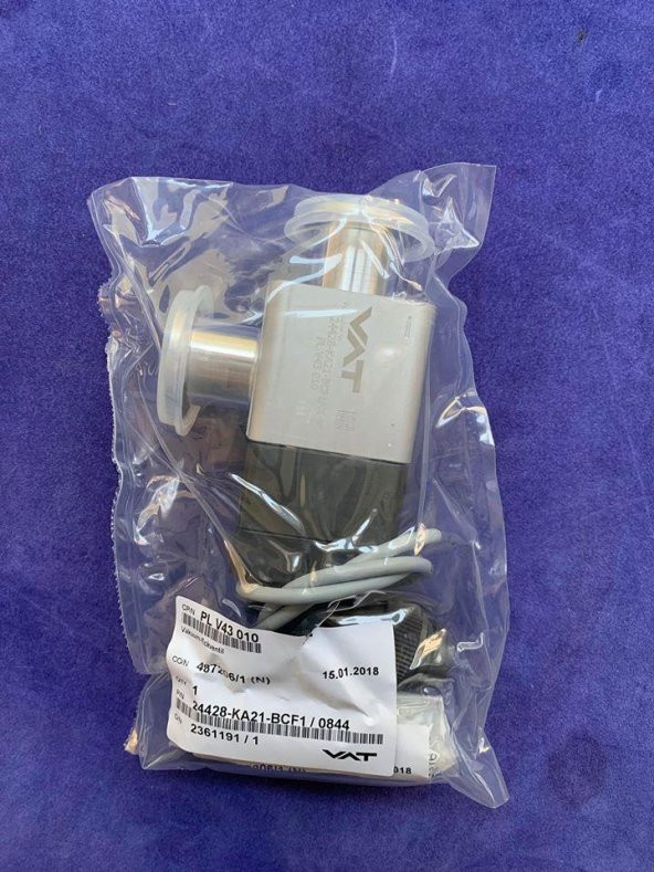 VAT 24428-KA21-BCF1 Pnömatik Vacuum Angle Valve DN 25 - Havalı Açılı Valf - 2