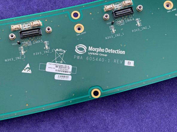MORPHO SMITHS Detection LLC-GD X Ray Cihazı PWA 605440-1 B Elektronik Kontrol Kartı - 3