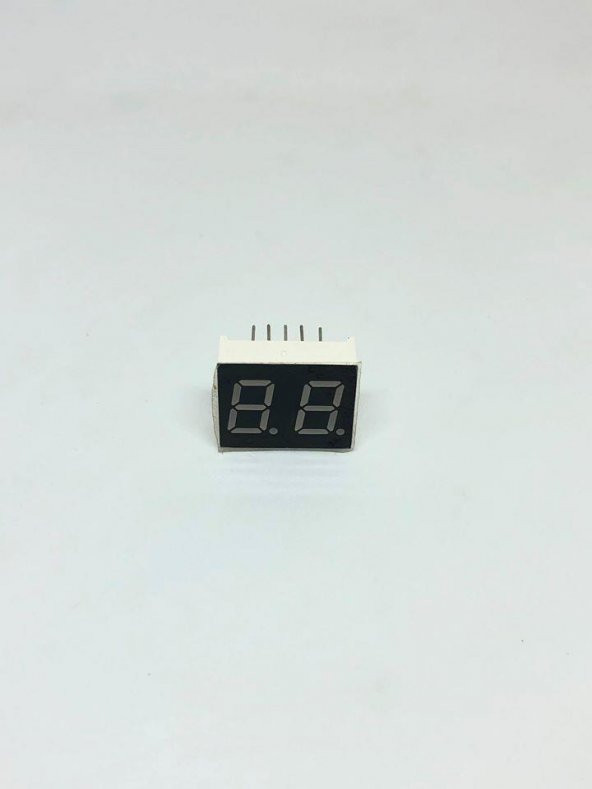 2 Karakter 7 Segment Led Display Kırmızı - 9 Pin Nümerik Gösterge - 8