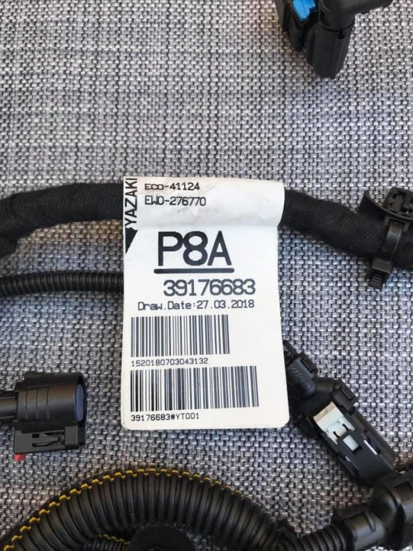 GM Opel Astra K Motor Elektrik Tesisat Kablosu 39176683 Eco41124 - 4