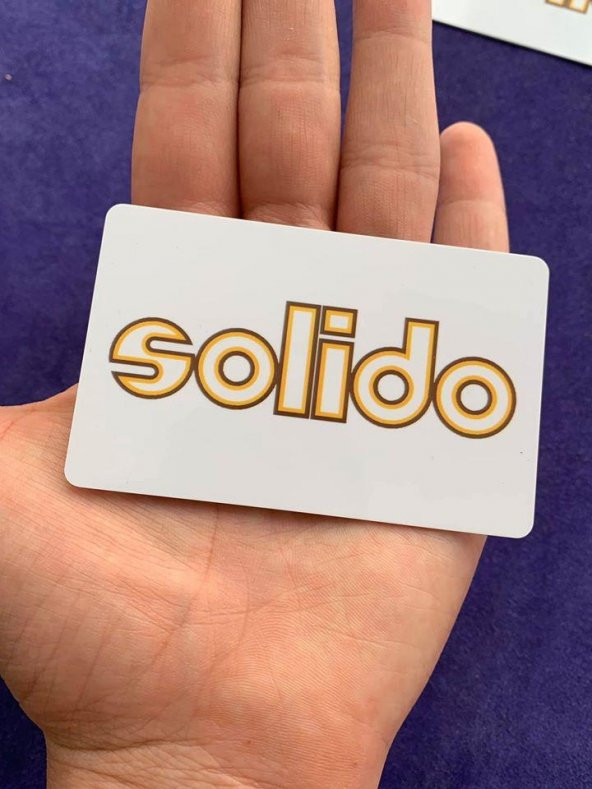 SOLIDO İbareli 10 lu Anahtar Kartı - 5