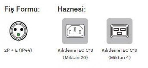 Vertiv VP8953 Şebeke Dağıtım Ünitesi - Vertiv Geist rPDU Switched 0U input - Resim 2