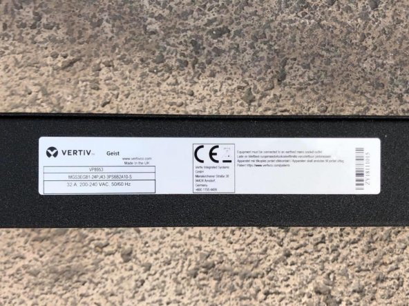 Vertiv VP8953 Şebeke Dağıtım Ünitesi - Vertiv Geist rPDU Switched 0U input - Resim 10
