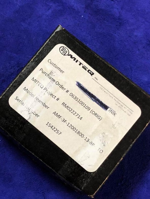 MITEQ AMF-3F-12001800-13-8P-BTO Güç Amplifikatör - Resim 5