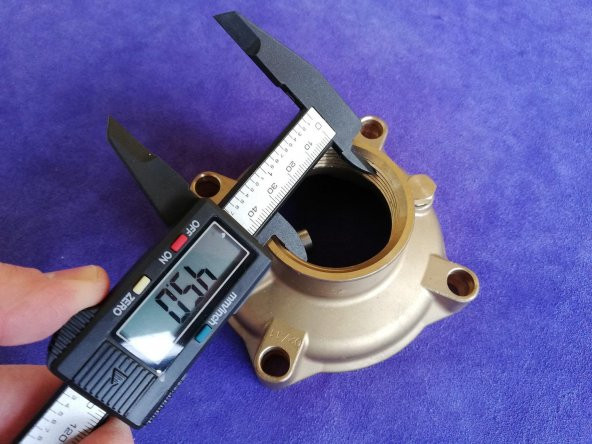 P10 1/3P MV 1 Pirinç Alaşım Eşanjör Su Kutusu CuZn40Pb2 - Resim 5