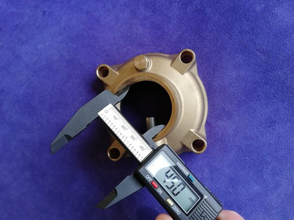 P10 1/3P MV 1 Pirinç Alaşım Eşanjör Su Kutusu CuZn40Pb2 - Resim 8