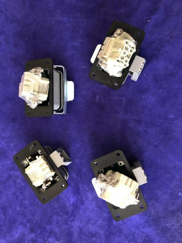 6 Fazlı Soket ve HE-006-FS Konnektör 4 Adet - Resim 2