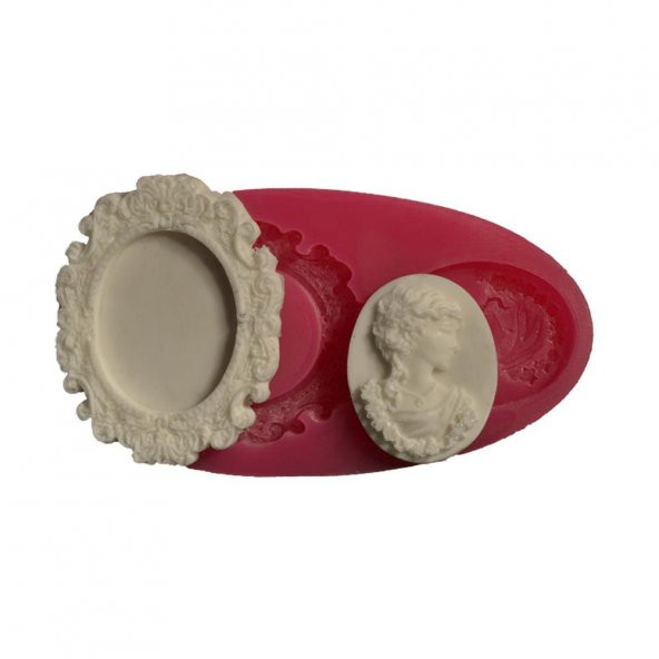 SİLİKON KALIP CAMEO BROŞ