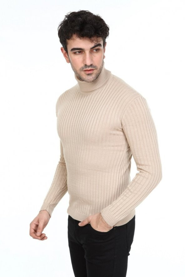 BLUES MODA Erkek Boğazlı Kazak - 5