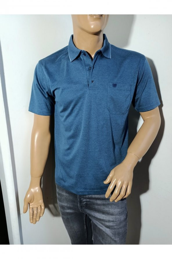 Klasik Tek Cep Yakalı T-shirt - 4