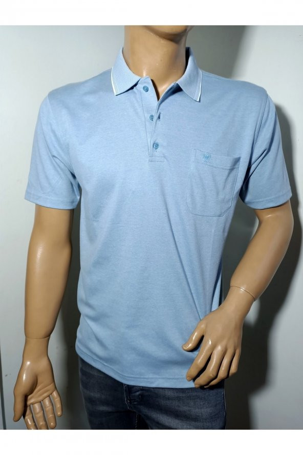 Klasik Tek Cep Yakalı T-shirt - 12