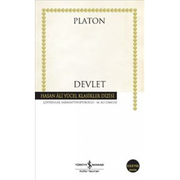 Devlet Hasan Ali Yücel Klasikleri Platon Eflatun