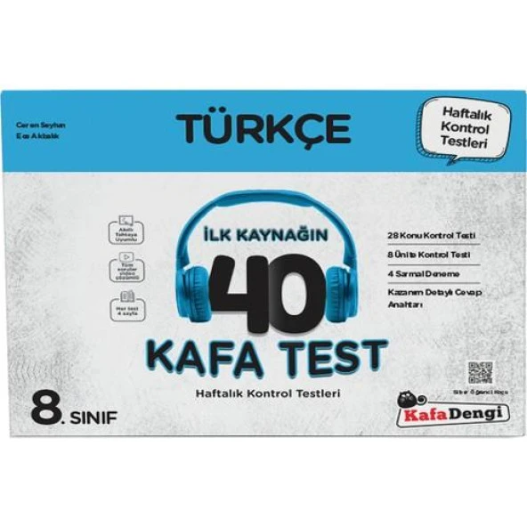 KAFADENGİ YAYINLARI 8.SINIF TÜRKÇE KAFA TESTİ