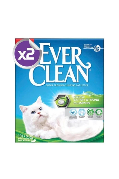 Ever Clean Extra Strong Scented Kokulu İnce Taneli Topaklaşan Kedi Kumu 10 L