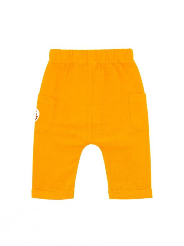Galatasaray Orijinal Lisanslı Bebek Zıbın Pantolon Şapka 3lü Set Hediyelik Ahşap Kutulu - 6