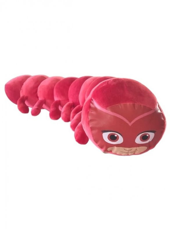 Pijamask 75 Cm Renkli Tırtıl Yastık Uyku Arkadaşı Pjmask