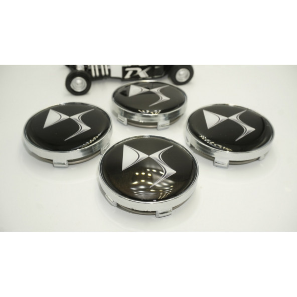Citroen DS Logo Jant Göbeği Kapak Seti 60mm - 4