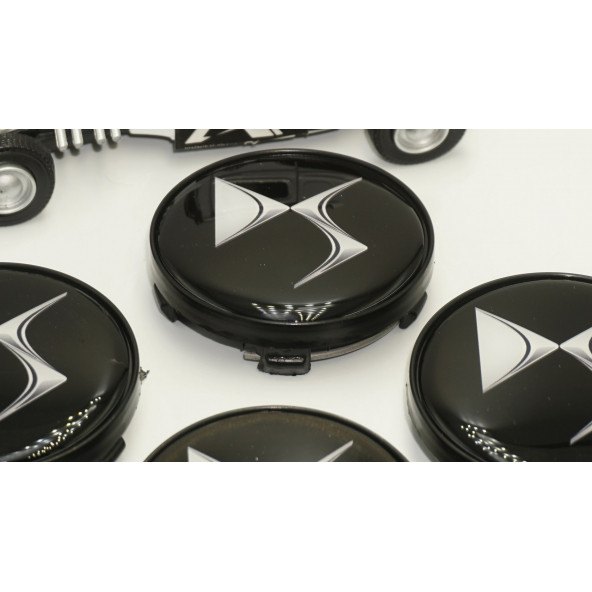 Citroen DS Logo Jant Göbeği Kapak Seti 60mm - 3