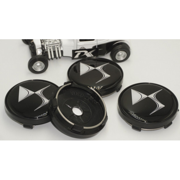 Citroen DS Logo Jant Göbeği Kapak Seti 60mm - 5