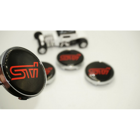 Subaru STi Jant Göbeği Kapak Seti 60mm