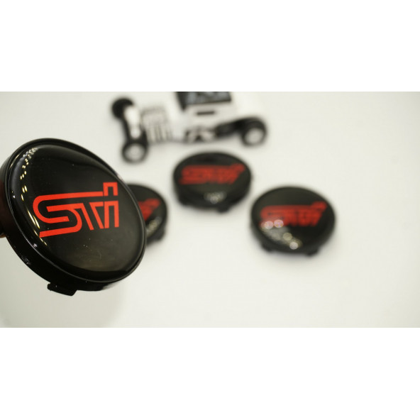 Subaru STi Jant Göbeği Kapak Seti 60mm