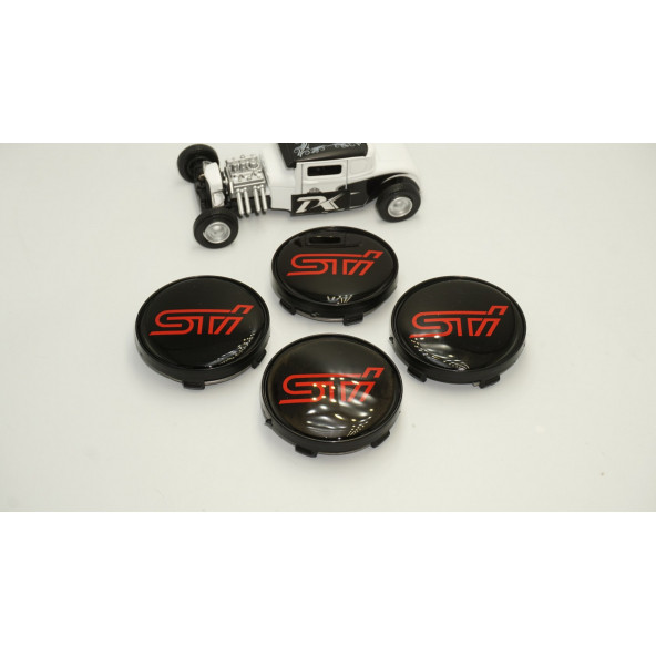 Subaru STi Jant Göbeği Kapak Seti 60mm - 2
