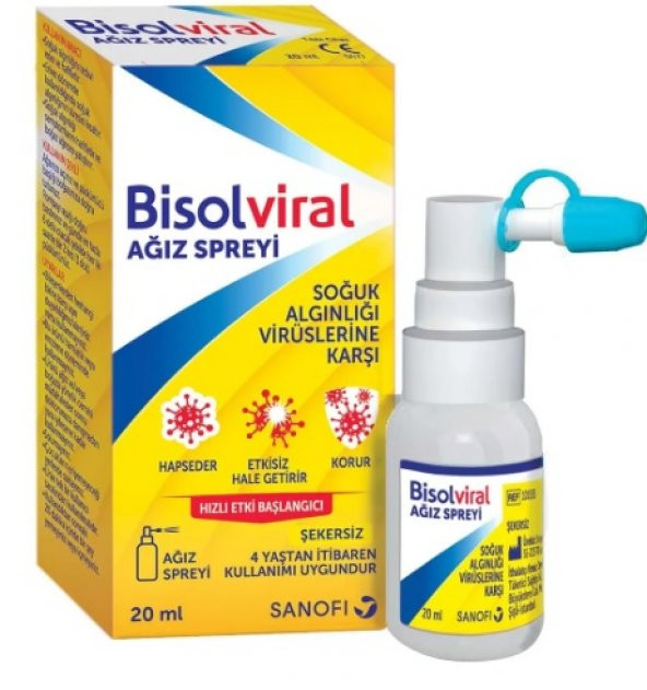 Bisolviral Ağız Spreyi 20 Ml