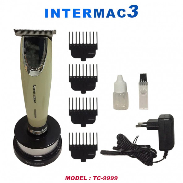 İnter Mac3 Tc-9999 T-Cut Ense Ve Saç Kesme Makinesi - 3