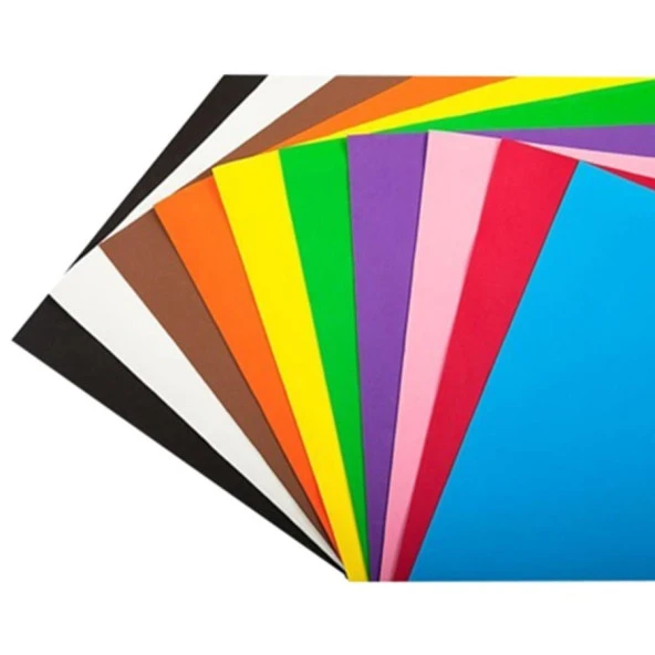 Mondi Fon Kartonu 50x70 CM 120 Gram Karışık Renk (100 Adet)