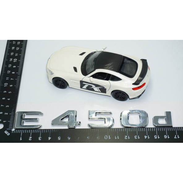 DK Tuning E450d Bagaj Krom ABS 3M 3D Yazı Logo Benz İle Uyumlu - 4