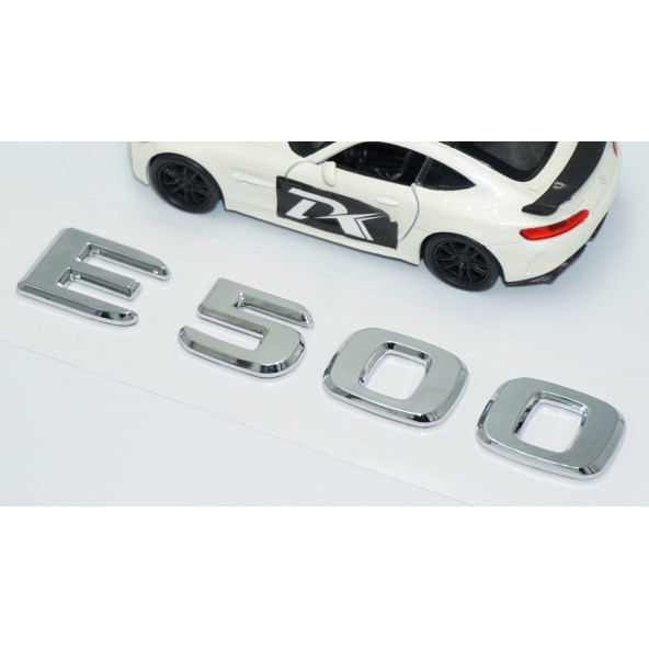 DK Tuning E500 Bagaj Krom ABS 3M 3D Yazı Logo Benz İle Uyumlu - 3
