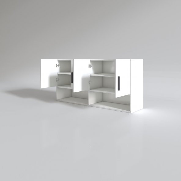 Kenzlife hazır mutfak vesper byz 060*120*22 mutfak banyo dolabı kapaklı raflı - 2
