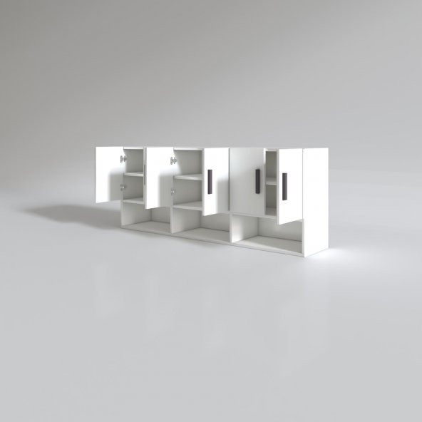 Kenzlife hazır mutfak vice byz 060*180*22 mutfak banyo dolabı kapaklı raflı - Resim 2