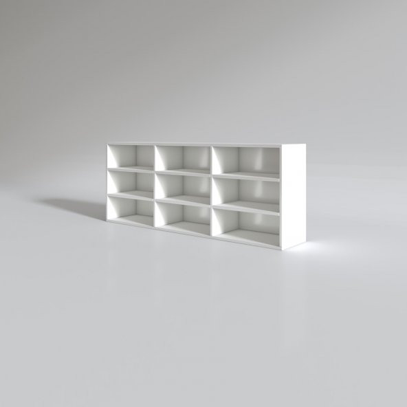 Kenzlife hazır mutfak orela byz 060*150*22 mutfak banyo dolabı kapaksız raflı - Resim 2