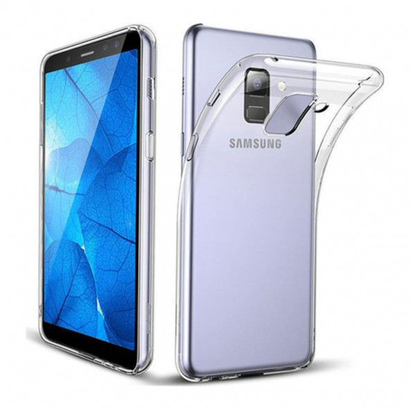 Samsung Galaxy A6 2018 Süper Soft Şeffaf Silikon Kılıf