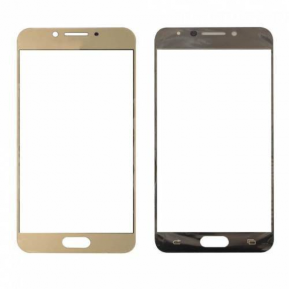 Kadrioğlu Galaxy C5010 C5 Pro Ocalı Dokunmatik Ön Cam Lens Gold