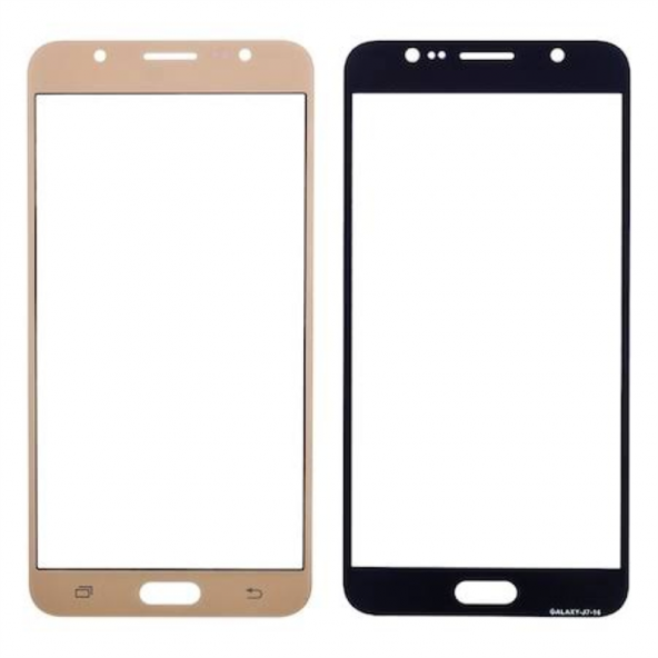 Kadrioğlu Galaxy J720 J7 Duo Ocalı Dokunmatik Ön Cam Lens Gold - 1
