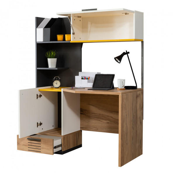 Setay Genç Odası, Relax Genç Odası Takımı - Dolap, Karyola, Komodin, Çalışma Masası - 4